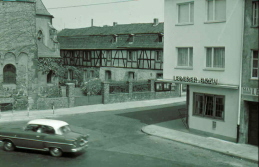 Einmndung Heisterbacher Strae auf die Hauptstrae 1961